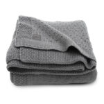 Jollein deken 75x100cm bliss knit storm grey