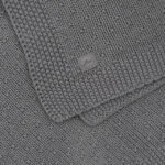 Jollein deken 75x100cm bliss knit storm grey